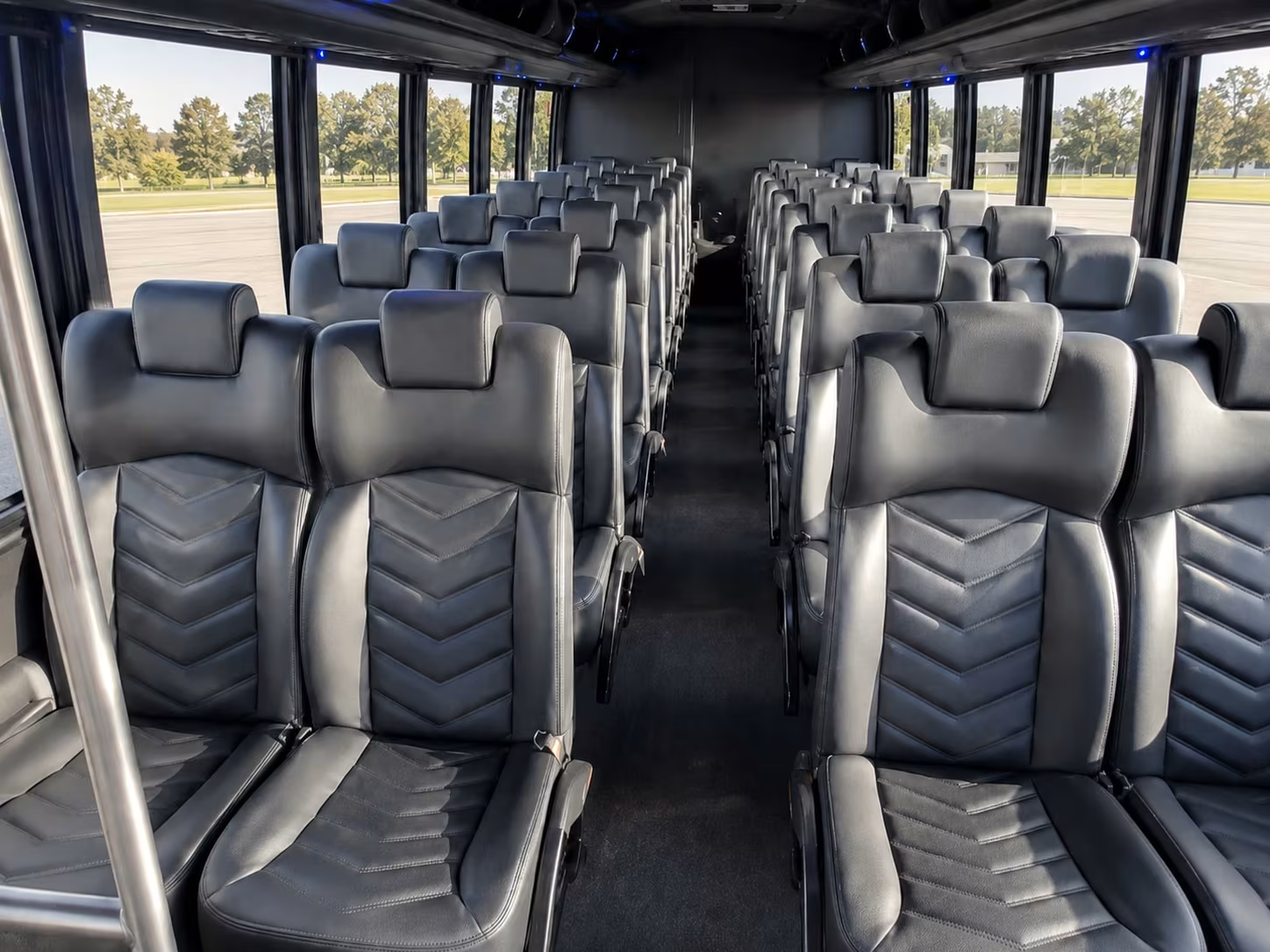 15 passenger minibus inside