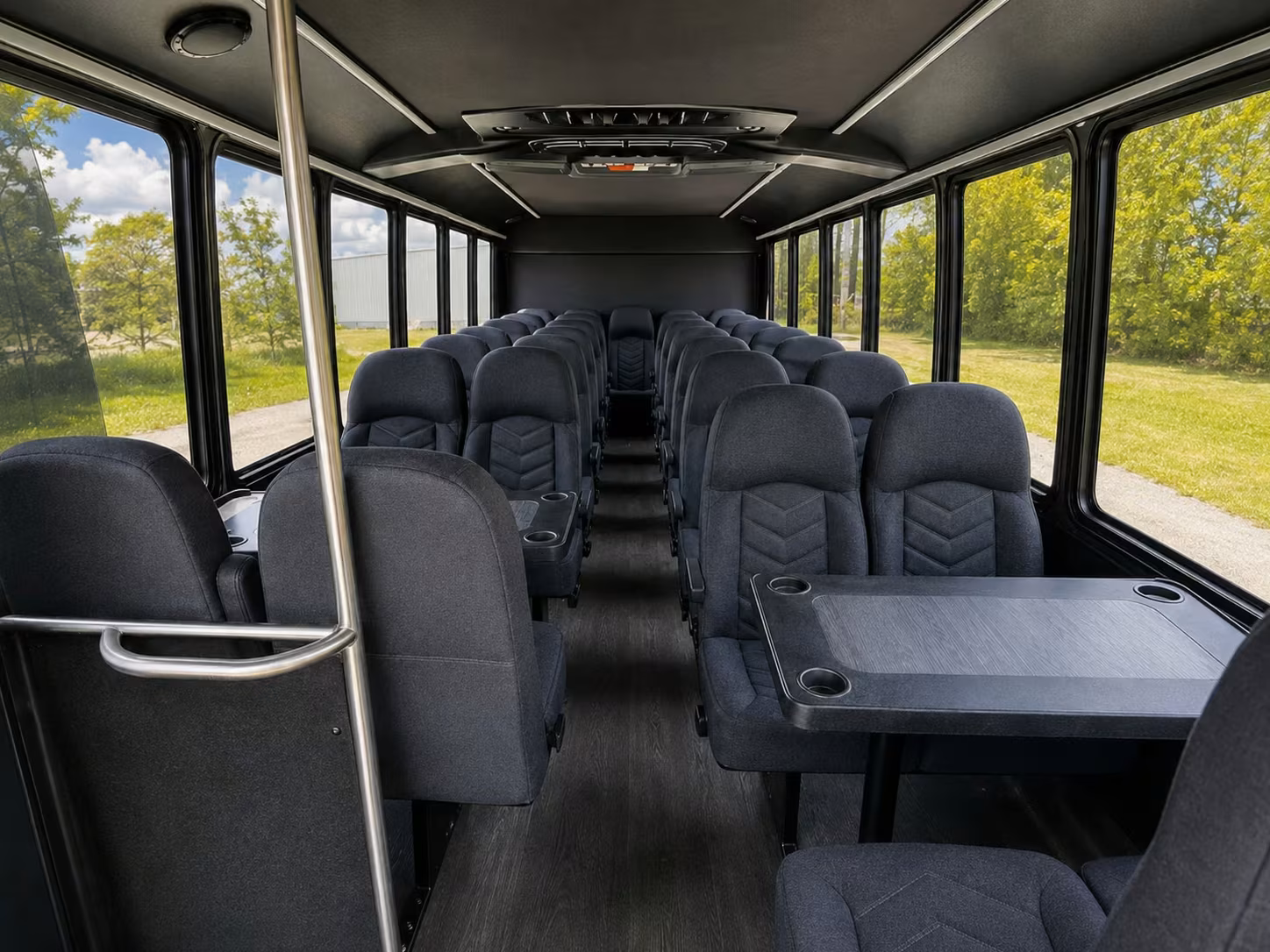 18 passenger minibus inside
