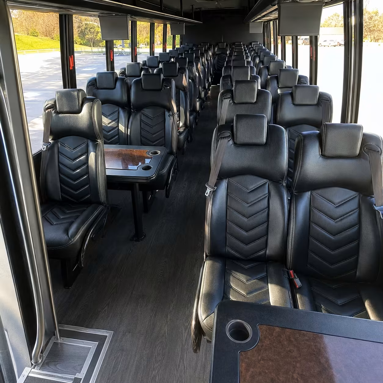 25 passenger minibus interior