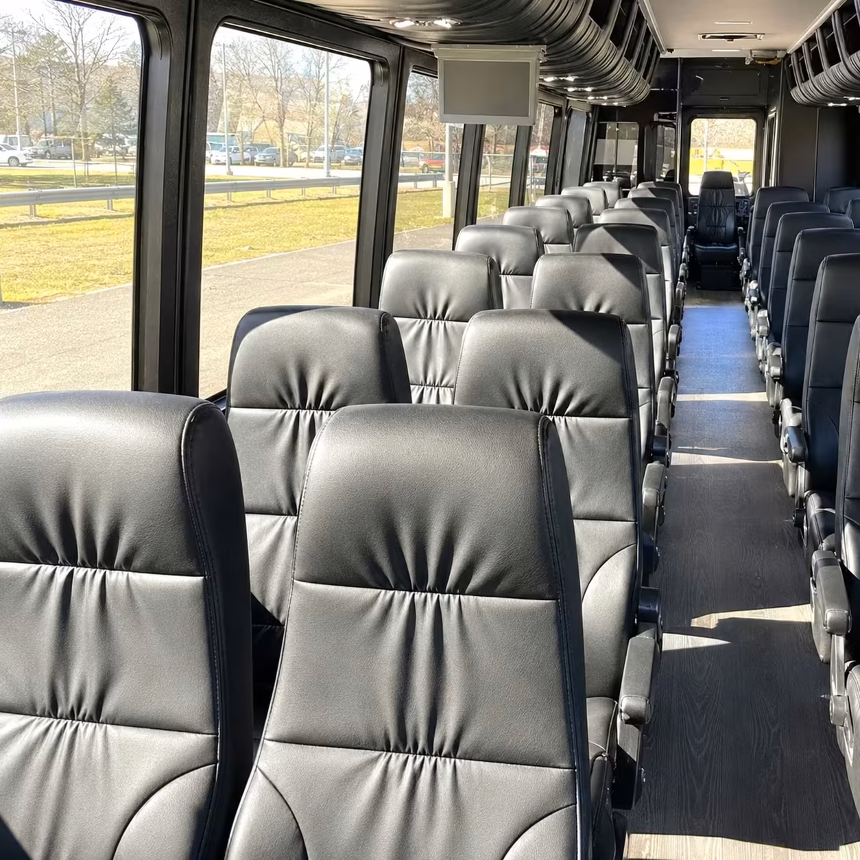 28 passenger minibus interior