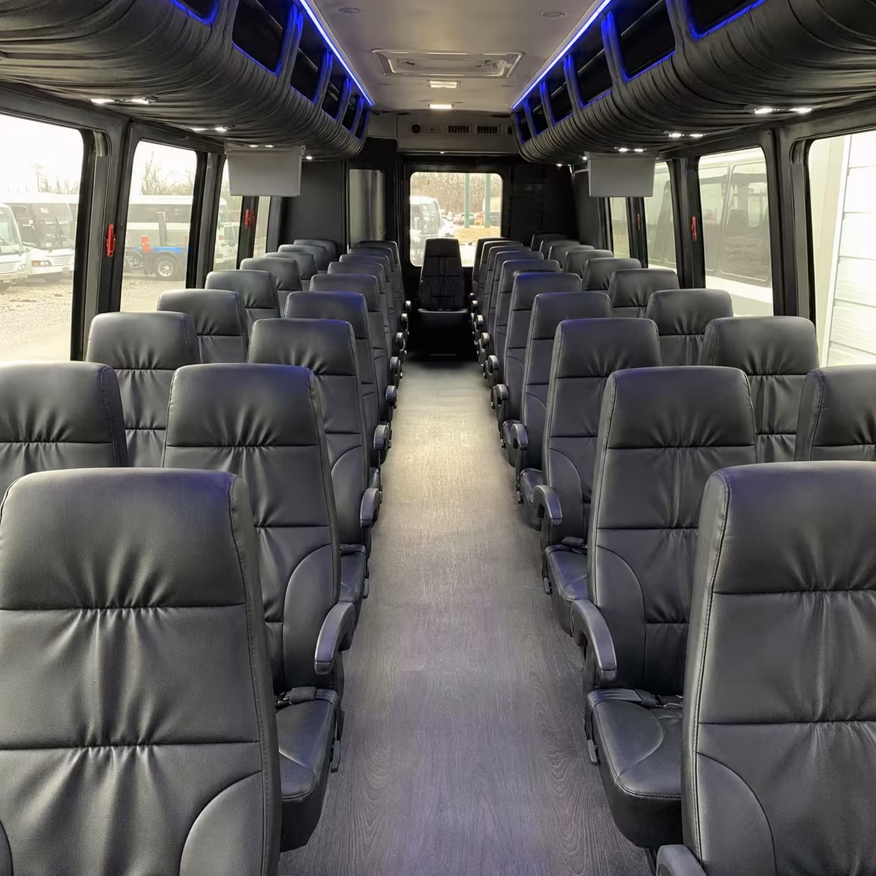 30 passenger minibus interior