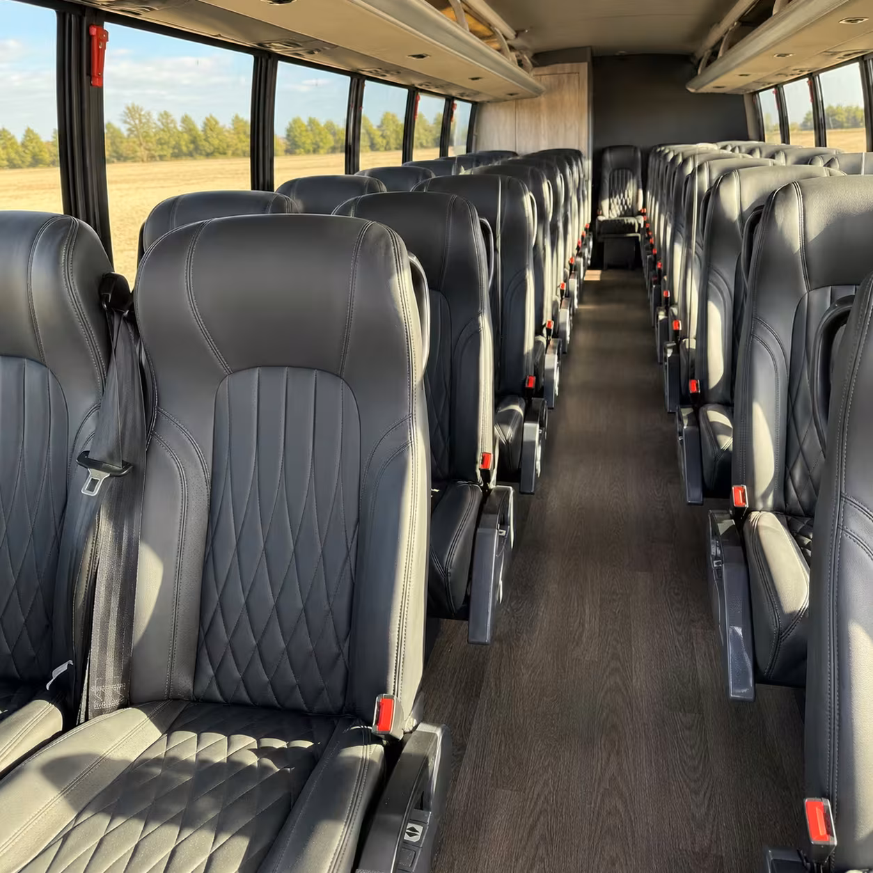 35 passenger minibus inside