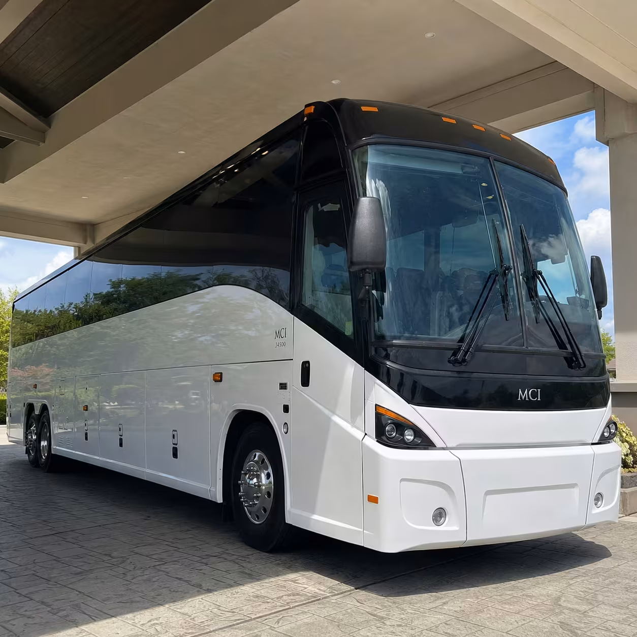 multi stop charter bus rentals for south fulton employee routes