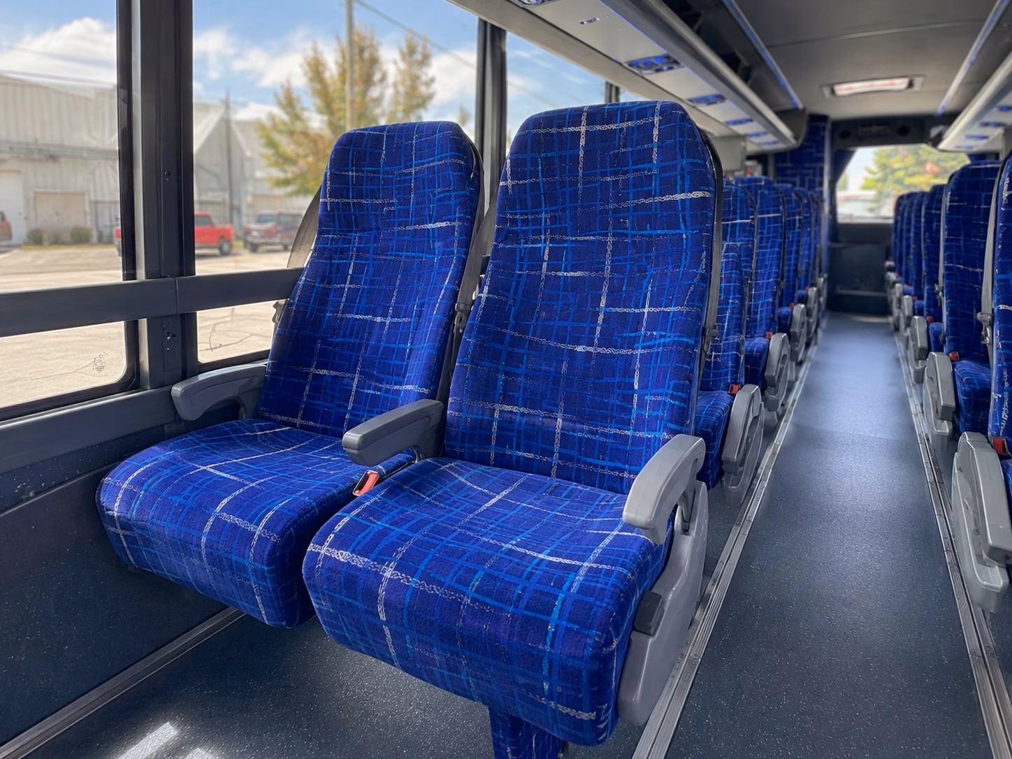 south fulton charter bus rental interior