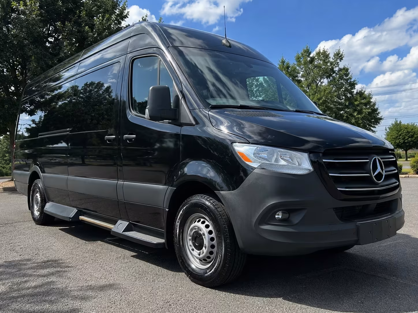 sprinter van with driver