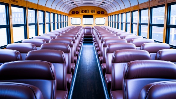 school bus rental interior south fulton