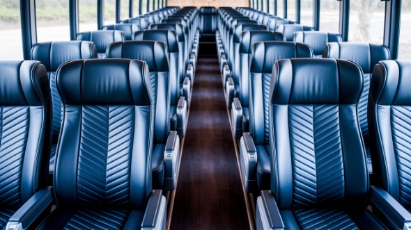 south fulton 55 passenger charter bus inside