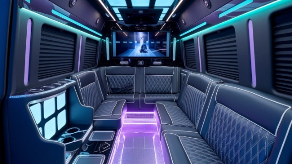 south fulton sprinter limo rental interior